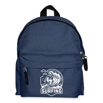 Surfeur Logo Surfeur - Sac à dos Enfant - bleu marine - Devant