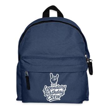 Birthday Crew Party - Kids' Backpack - navy - Front