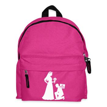 married couple - Kids' Backpack - fuchsia - Front