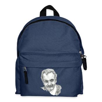 Georges Brassens - Kinder Rucksack - Navy - Vorne