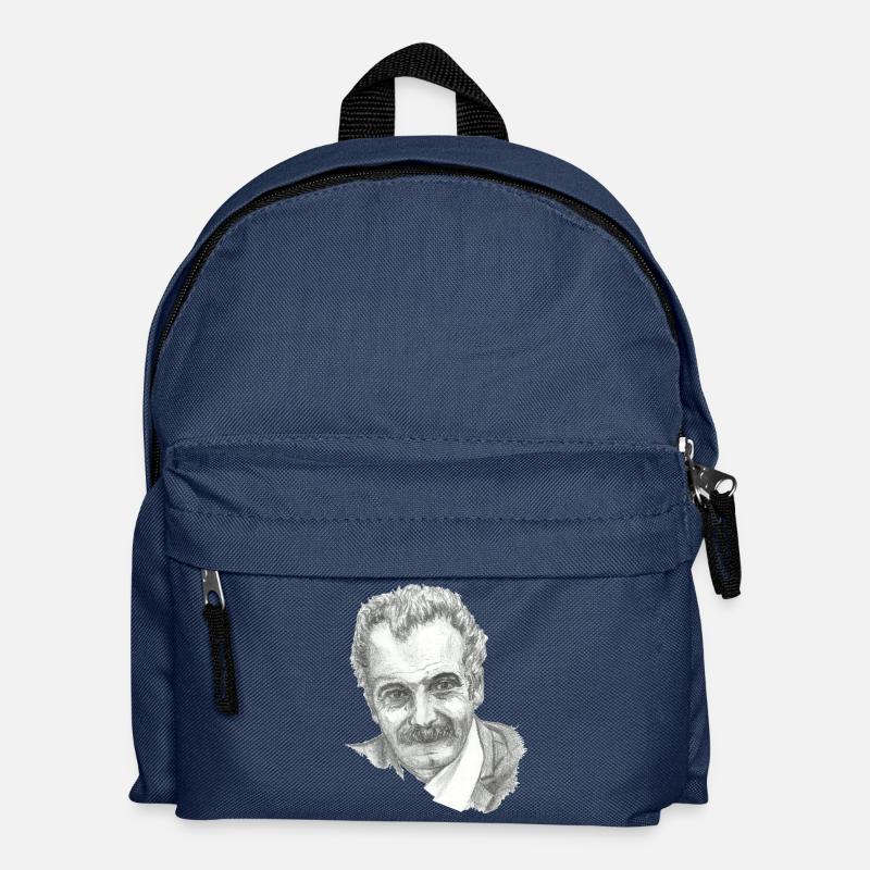 Georges Brassens - Sac à dos Enfant - bleu marine