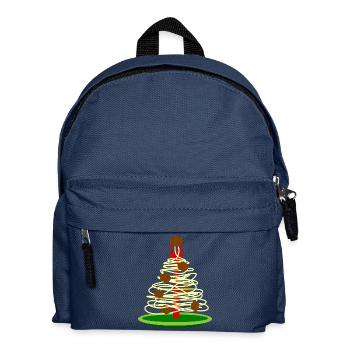 spaghetti pasta nudeln lasagne macaroni noodles5 - Kinder Rucksack - Navy - Vorne