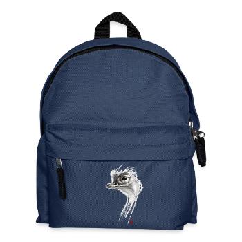 Skizzenhafter Strauß - Kinder Rucksack - Navy - Vorne
