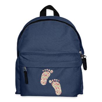 pieds liberty rose - Sac à dos Enfant - bleu marine - Devant
