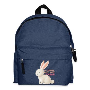 Je suis tendre, mais pas bon marché - Sac à dos Enfant - bleu marine - Devant