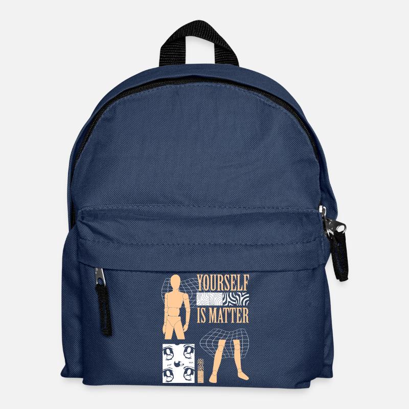 Yourself is Matter - Kinder Rucksack - Navy