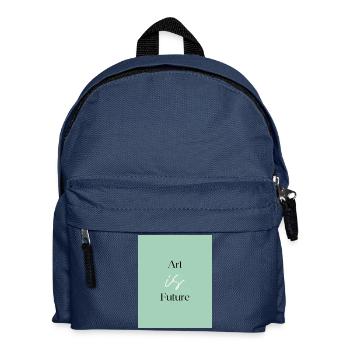 L’art est l’avenir - Sac à dos Enfant - bleu marine - Devant