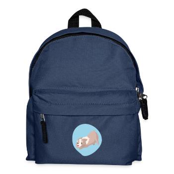Jouer au chien chiot - Sac à dos Enfant - bleu marine - Devant