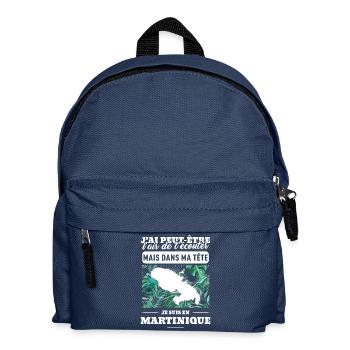 martinique-définition - Sac à dos Enfant - bleu marine - Devant