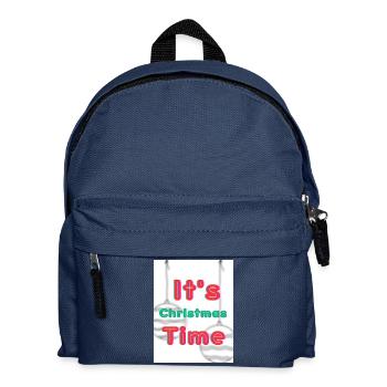 It's Christmas time - Kinder Rucksack - Navy - Vorne