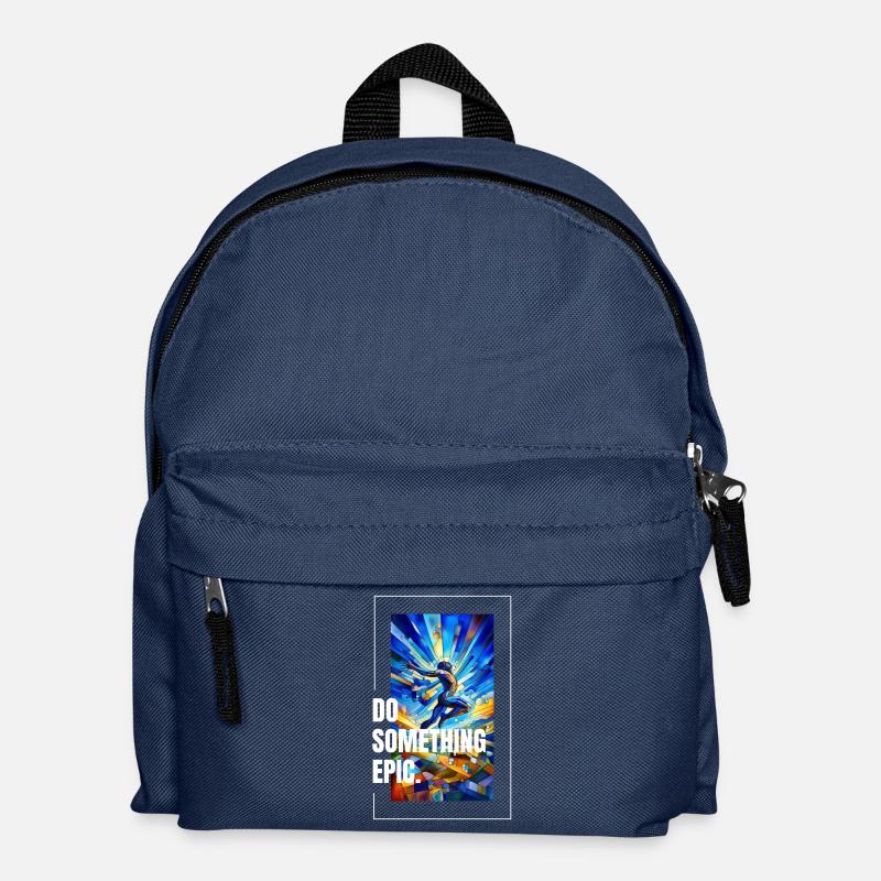 Do something epic - Kids' Backpack - navy