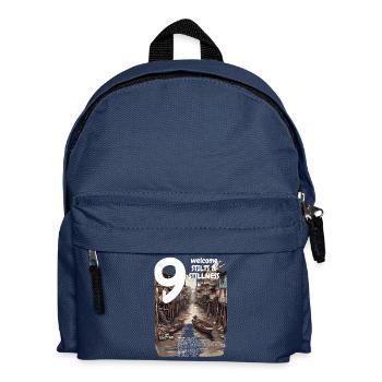 Canal Code Hood on Stilts Deep Khlong Streetwear - Kinder Rucksack - Navy - Vorne
