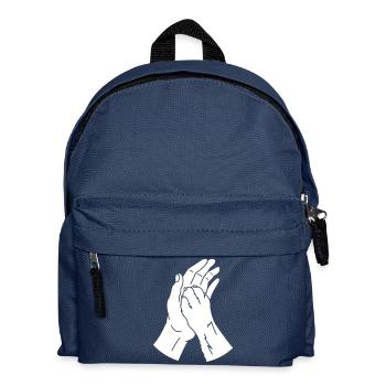 Animal Paw Hand - Kids' Backpack - navy - Front