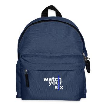 watch your six - Kinder Rucksack - Navy - Vorne