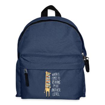 Another level of reading - Kids' Backpack - navy - Front