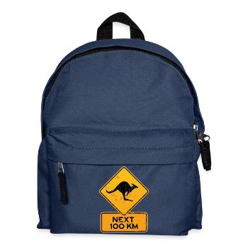 panneau de signalisation de l'australie kangoo - Sac à dos Enfant - bleu marine - Devant