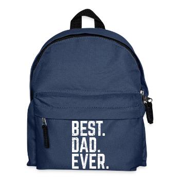 Best Dad Ever - Kinder Rucksack - Navy - Vorne