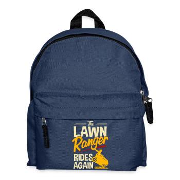 The Lawn Ranger mower mow lawn tractor - Kids' Backpack - navy - Front