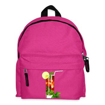 Sommer Cool Getränk Party Feier Geburtstag - Kinder Rucksack - Fuchsia - Vorne