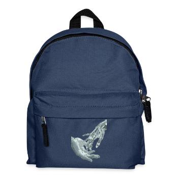 Hands - Kids' Backpack - navy - Front