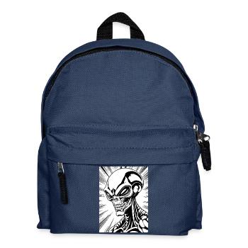 Alien - Kinder Rucksack - Navy - Vorne