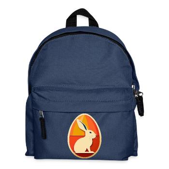 Easter Egg Design No.14 - Kids' Backpack - navy - Front