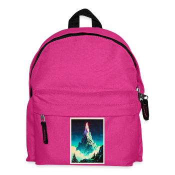 A Beacon Above the Clouds - Kids' Backpack - fuchsia - Front