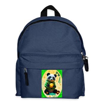Panda charmant - Sac à dos Enfant - bleu marine - Devant