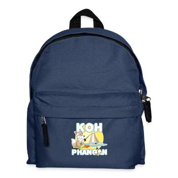 Segeln Angeln k8h phangan - Kinder Rucksack - Navy - Vorne