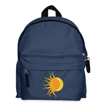 Sonne - Mond - Kinder Rucksack - Navy - Vorne