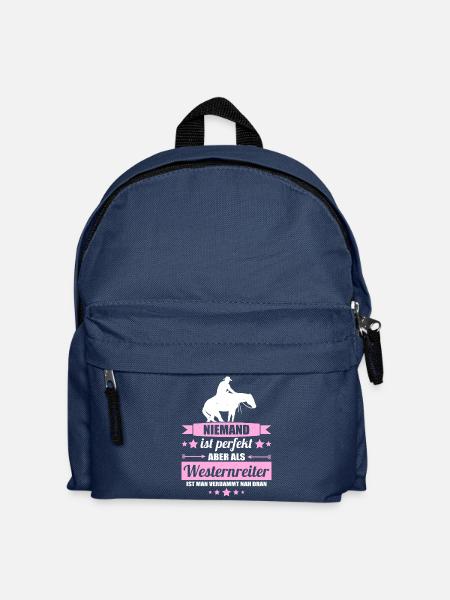Westernreiter - Kinder Rucksack - Navy