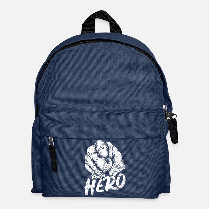 Tu es mon héros - Sac à dos Enfant - bleu marine
