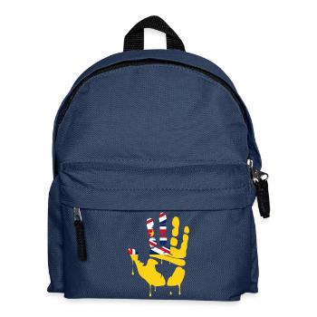 Gib mir Fünf Niue - Kinder Rucksack - Navy - Vorne