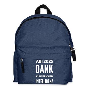 Abitur 2025 Spruch - Kids' Backpack - navy - Front