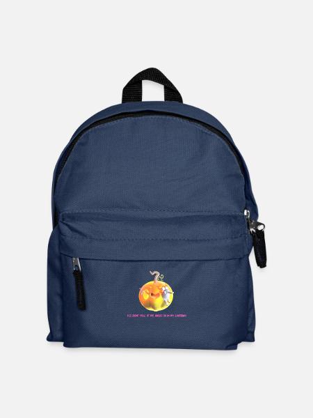 Don't yell at me while I'm in my lantern! - Kids' Backpack - navy