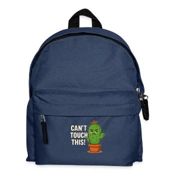Cactus - Can't Touch This, Thorns, Funny Plant - Kids' Backpack - navy - Front