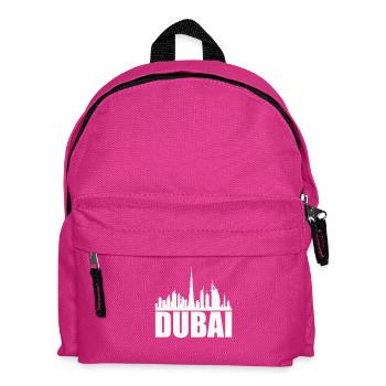Dubai Skyline 1 - Kids' Backpack - fuchsia - Front