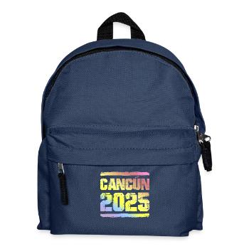 Cancun 2025 Colorful - Kids' Backpack - navy - Front