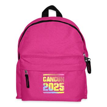 Cancun 2025 Colorful - Kids' Backpack - fuchsia - Front