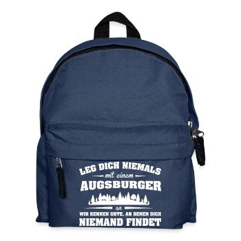 Städte Augsburger LDN - Kinder Rucksack - Navy - Vorne