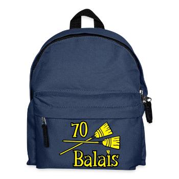 70 balais ans - Sac à dos Enfant - bleu marine - Devant