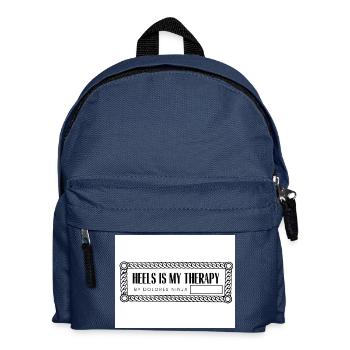 MY THERAPHY SHIRTS RECTANGULAR page 0002 - Kids' Backpack - navy - Front