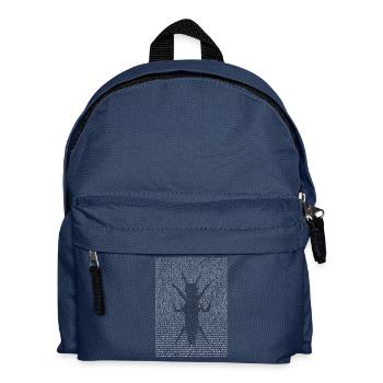 Verwandlung - Kinder Rucksack - Navy - Vorne