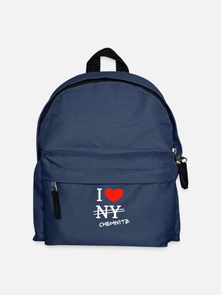 Ich liebe Chemnitz - I love Chemnitz - Kinder Rucksack - Navy
