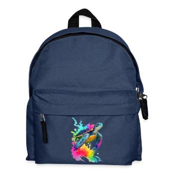 Tortue marine - Sac à dos Enfant - bleu marine - Devant