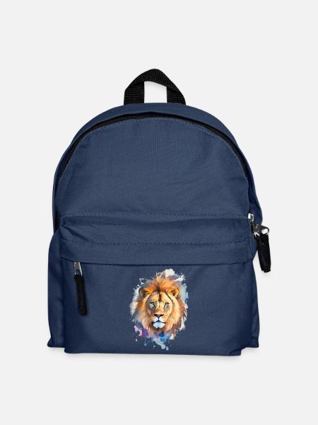 Löwe - Kinder Rucksack - Navy