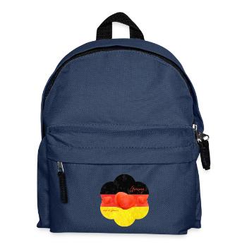 Allemagne Coquelicot Allemagne Drapeau - Sac à dos Enfant - bleu marine - Devant