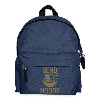 Send noods - Kids' Backpack - navy - Front
