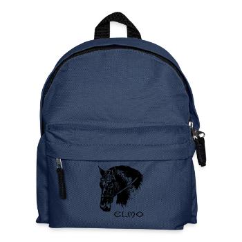 Elmo Dressage - Kids' Backpack - navy - Front