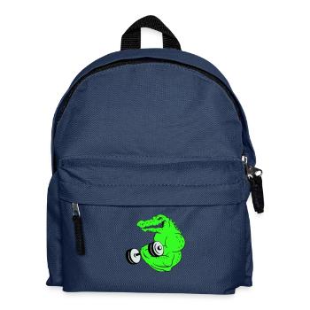 Fitness Crocodile 02 - Kids' Backpack - navy - Front